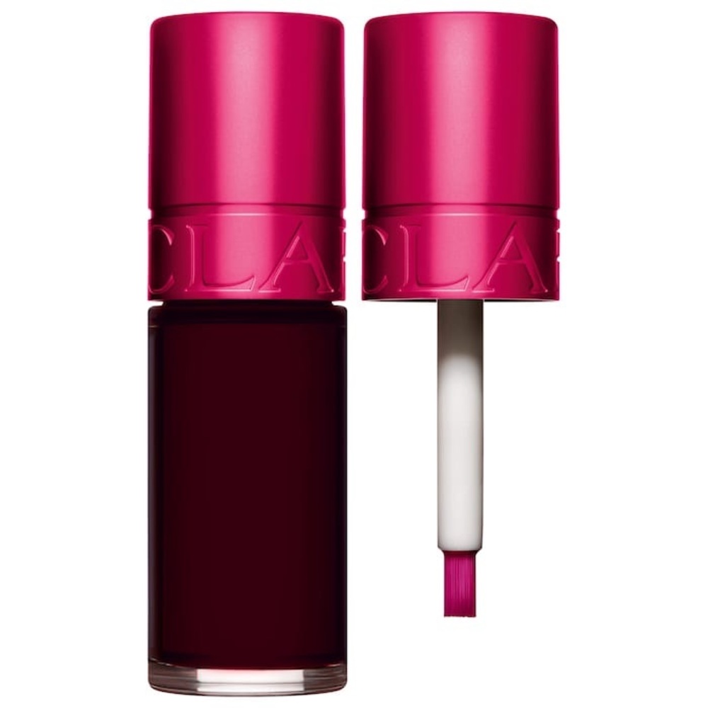 Lightly used Clarins Water Lip Stain - 4 Violet Water - vibrant berry